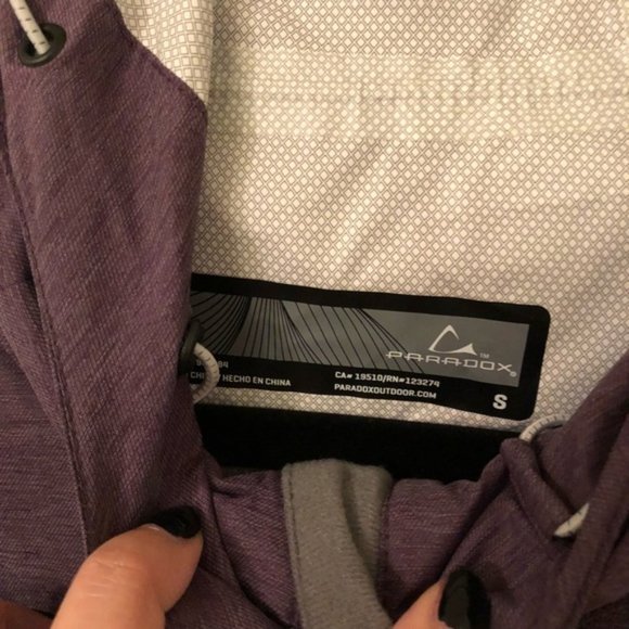 Paradox Plum Windbreaker/Raincoat - Picture 3 of 6